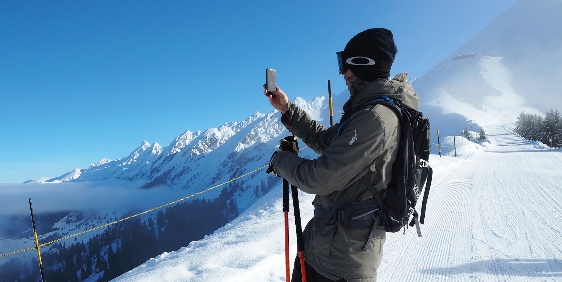 Thomas Salvesen i Alpene.no på en magisk konferansereise i La Clusaz i Frankrike